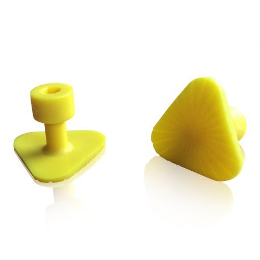 Ventosa grandine per lavabolli triangolare gialla 30 mm – Laka Tools